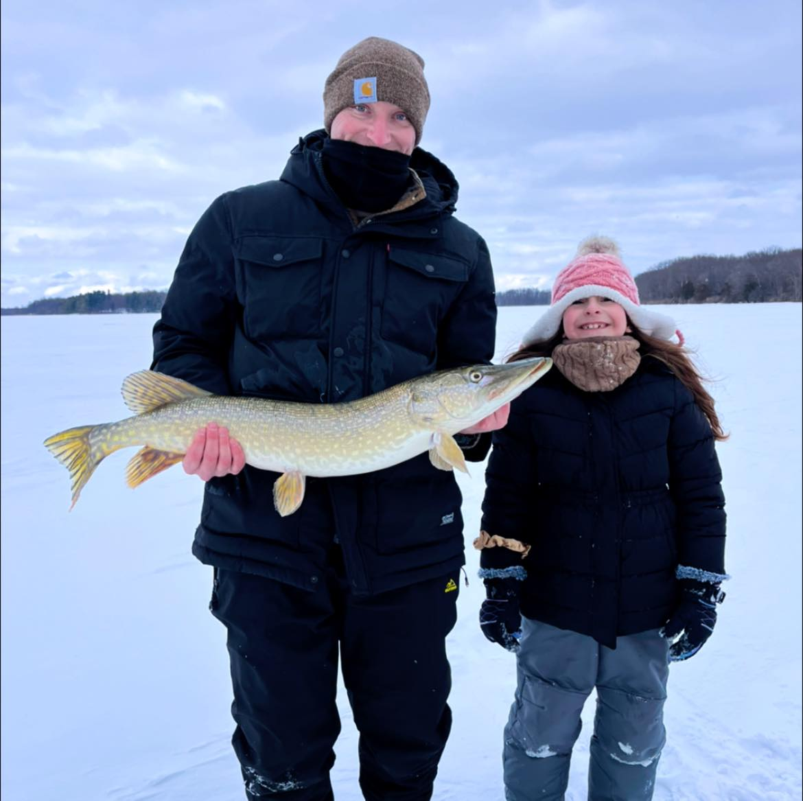 A Northern Pike being caught while fishing in NY