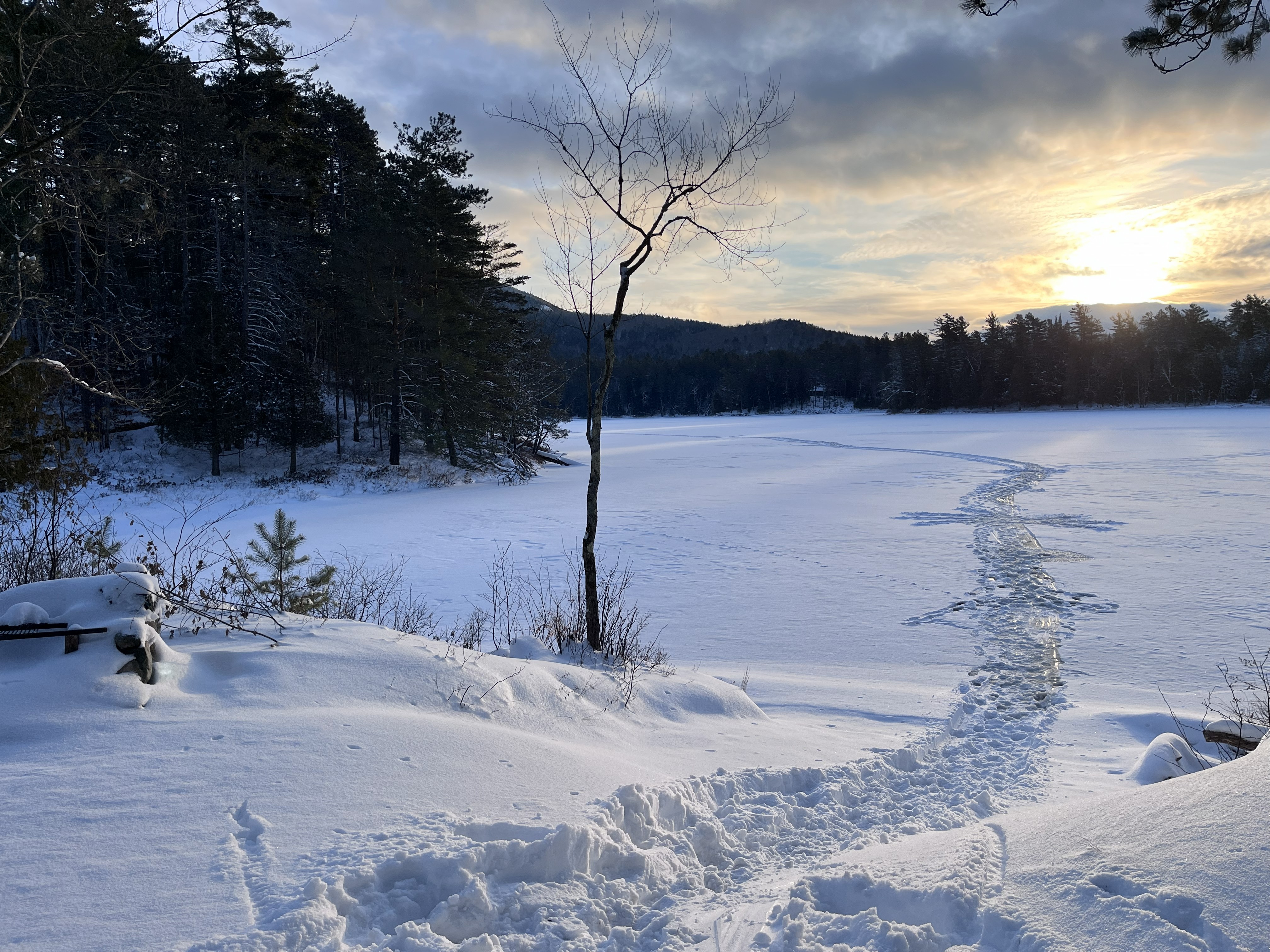 Scenic view of Evans Mills landscape