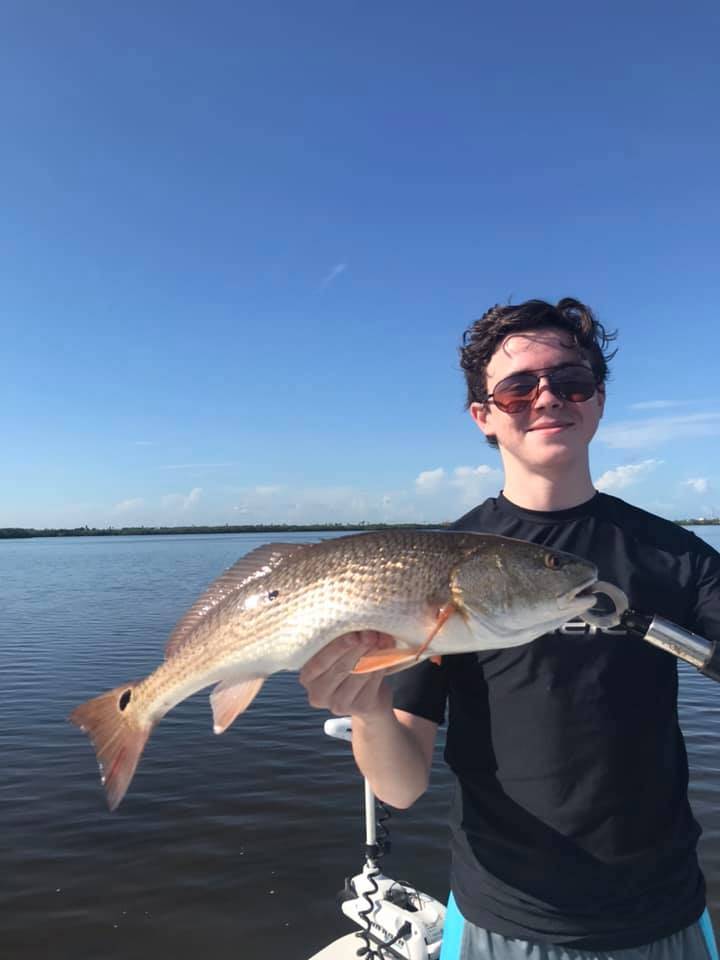 Angler with big fish caught in FL