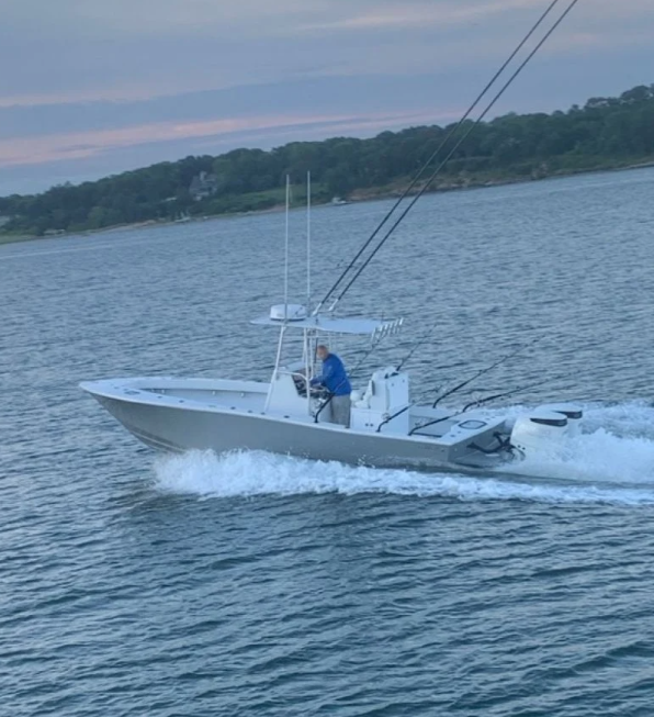 A scenic view of the Hampton Bays coastline