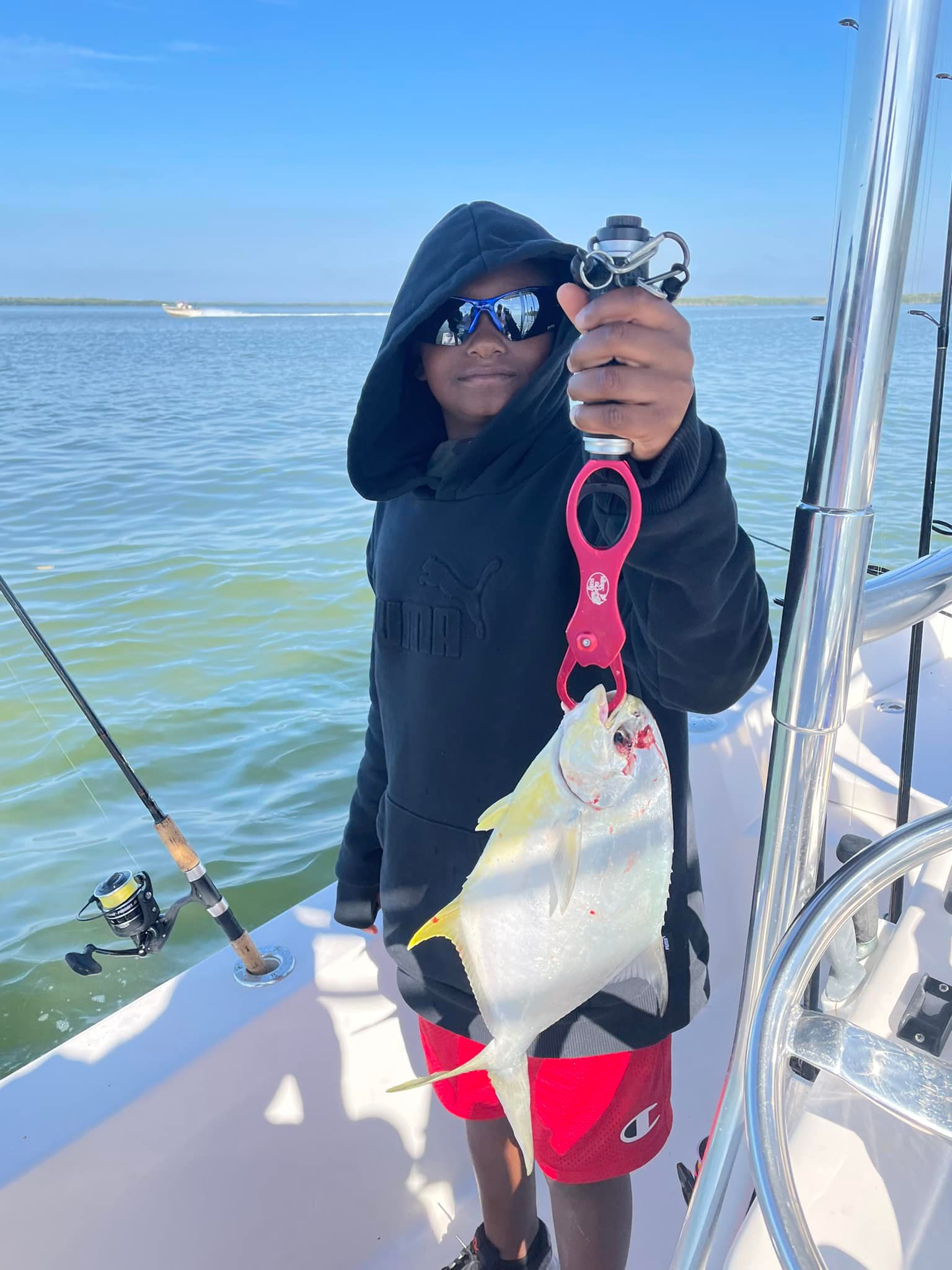 Angler with one 15-inch fish in FL