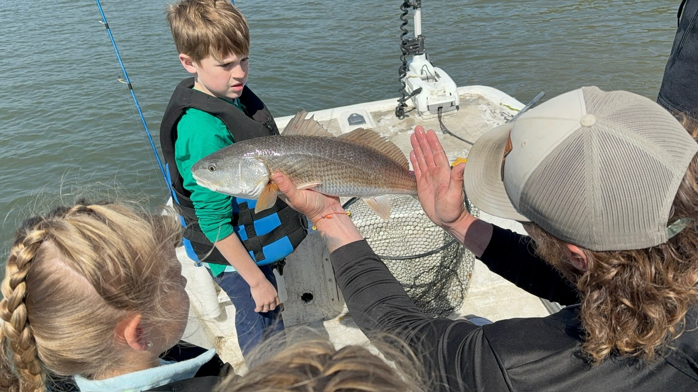 Redfish caught fishing in NC