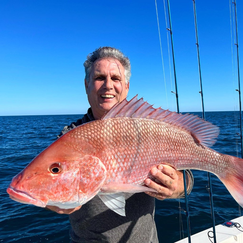 A lone person fishing in Florida