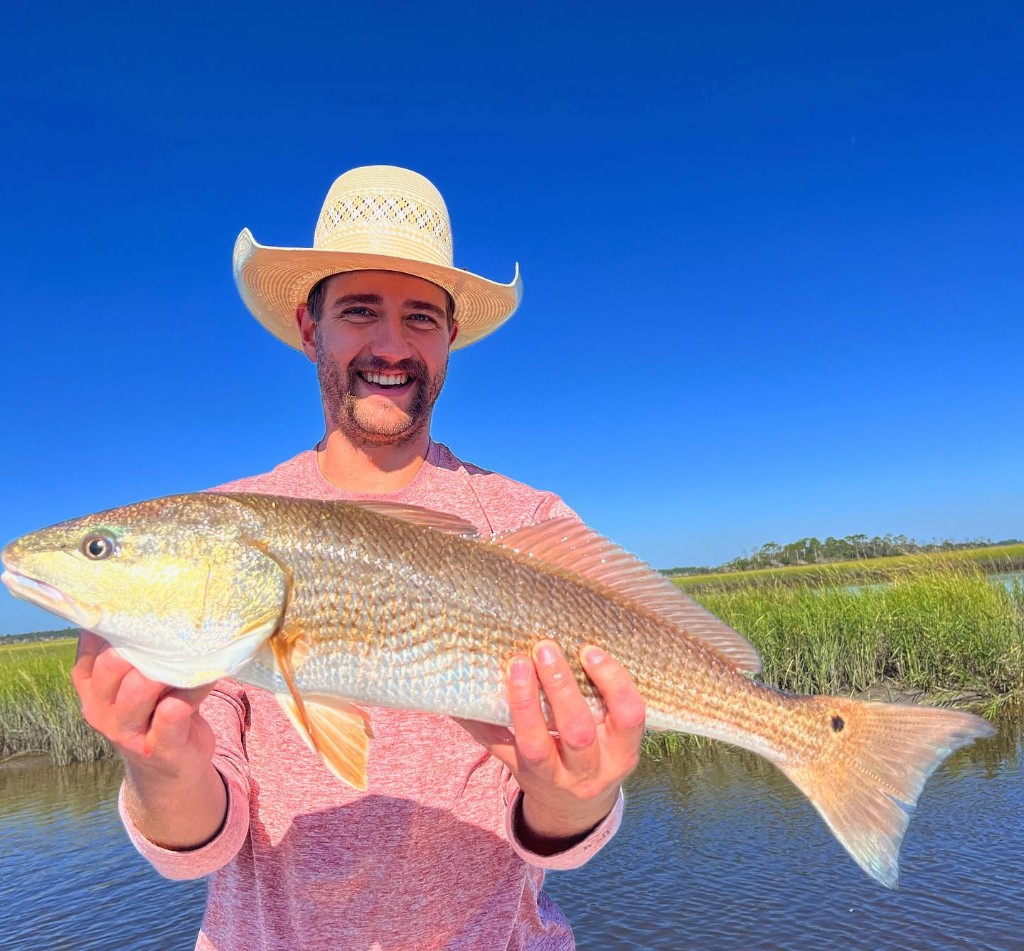 Redfish caught by angler in St. Augustine