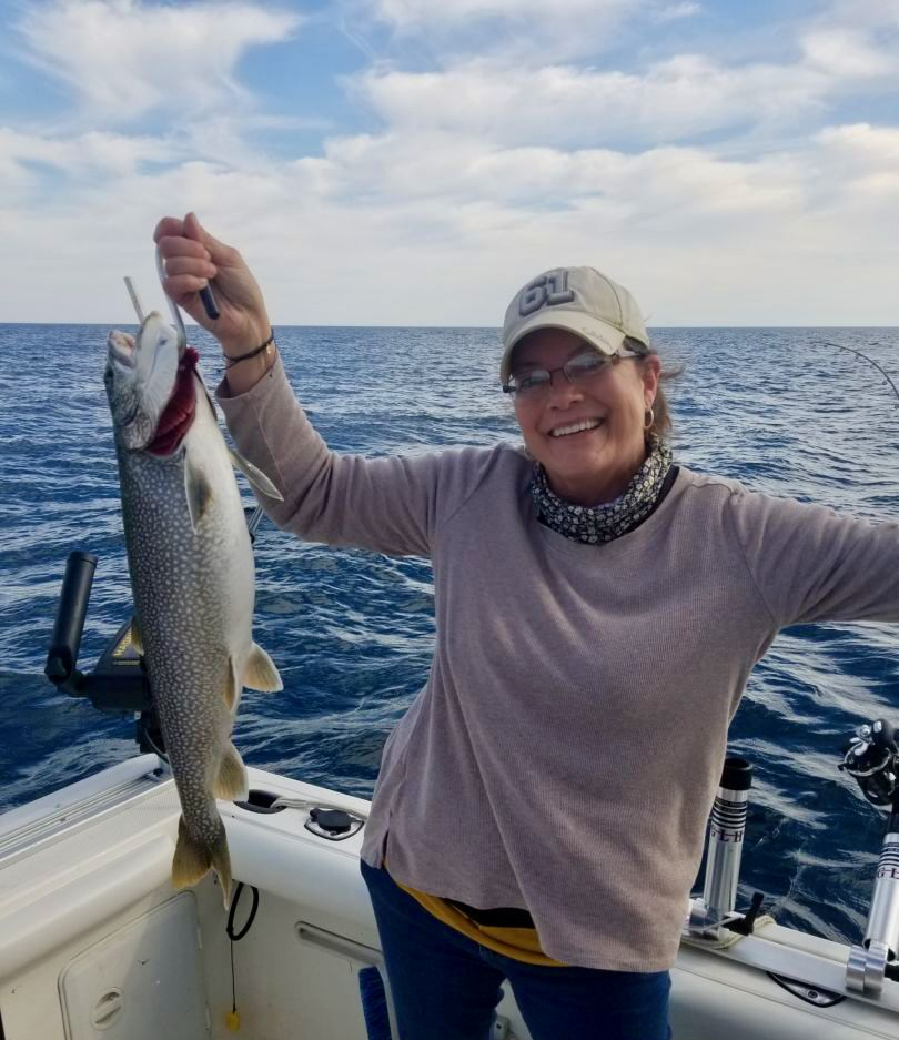 Lone fisherman reels in catch in Michigan