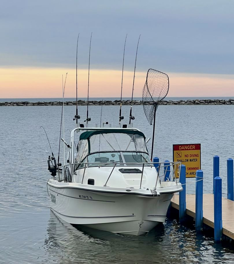 Scenic fishing spot in MI