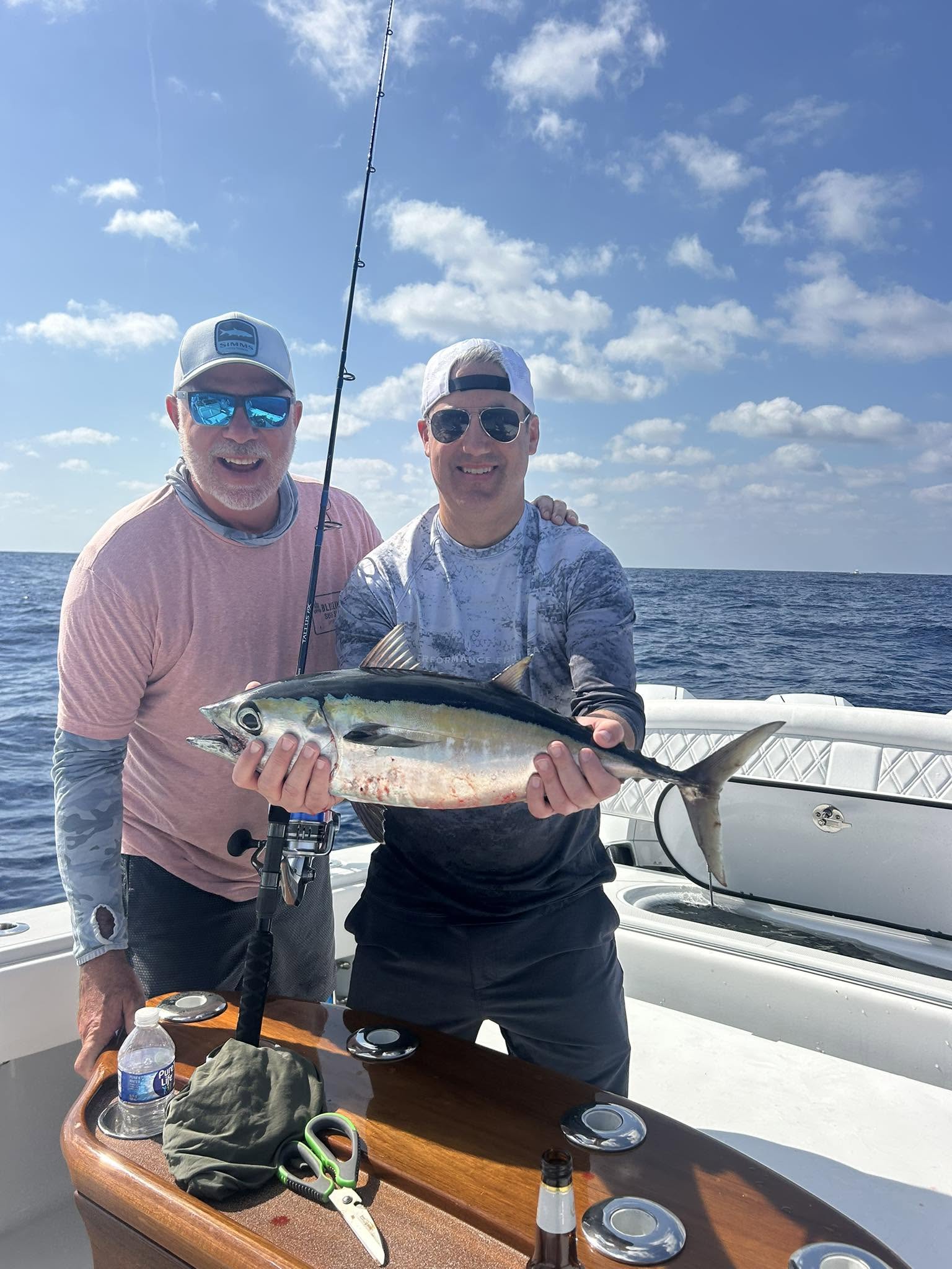 Blackfin Tuna, a big fish caught while fishing in Jupiter