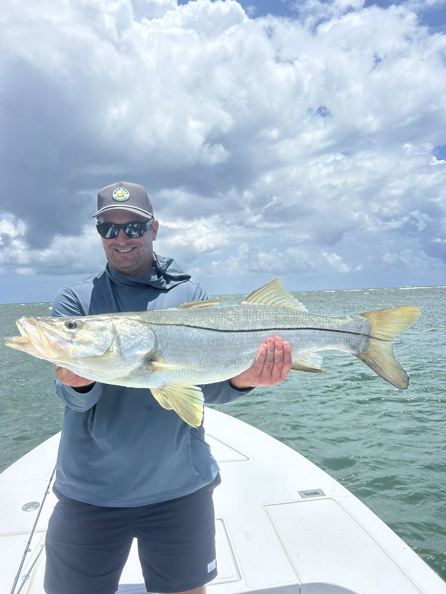 A single snook fish caught in Jupiter, Florida