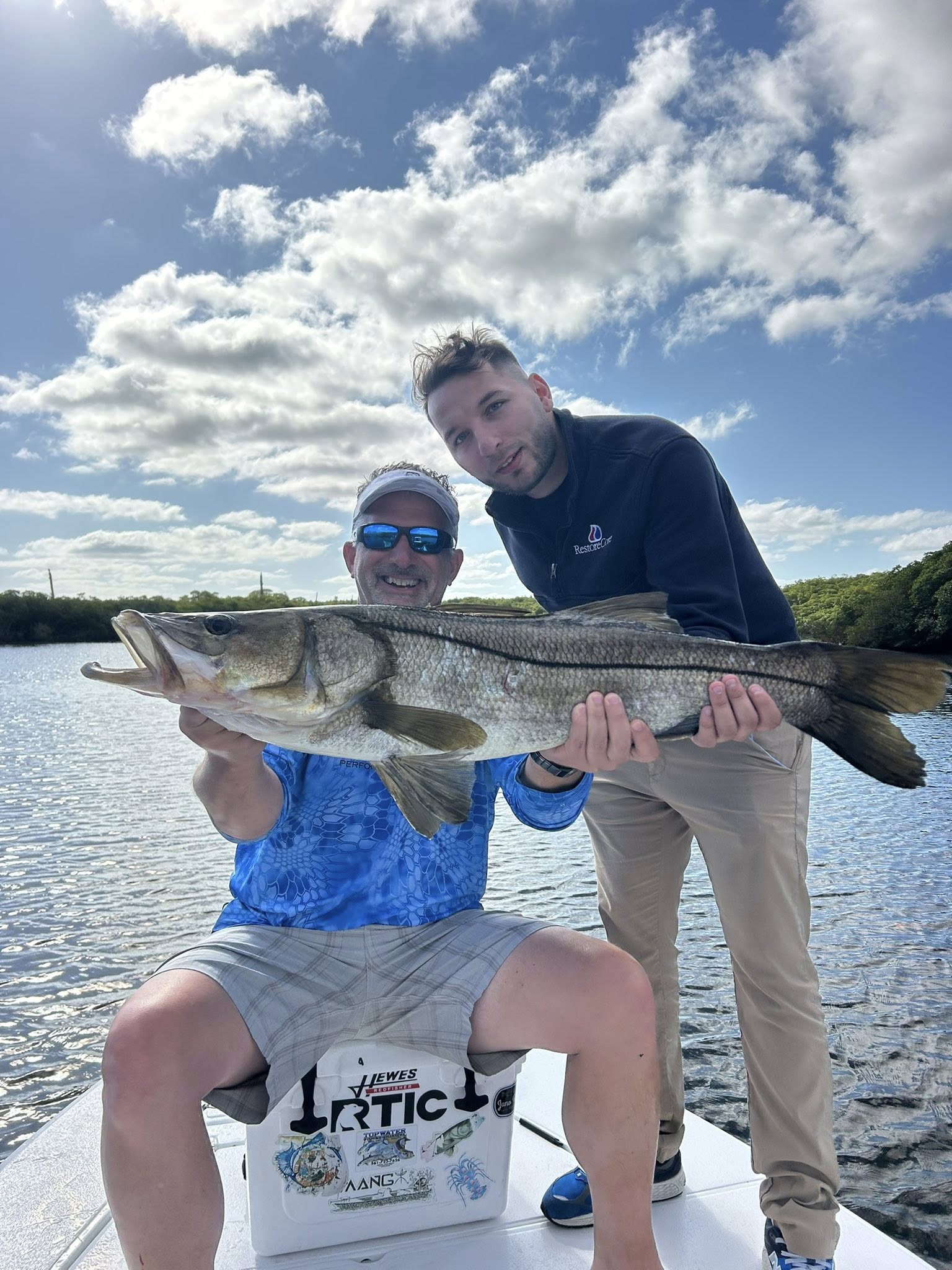 Snook fish caught while fishing in Jupiter