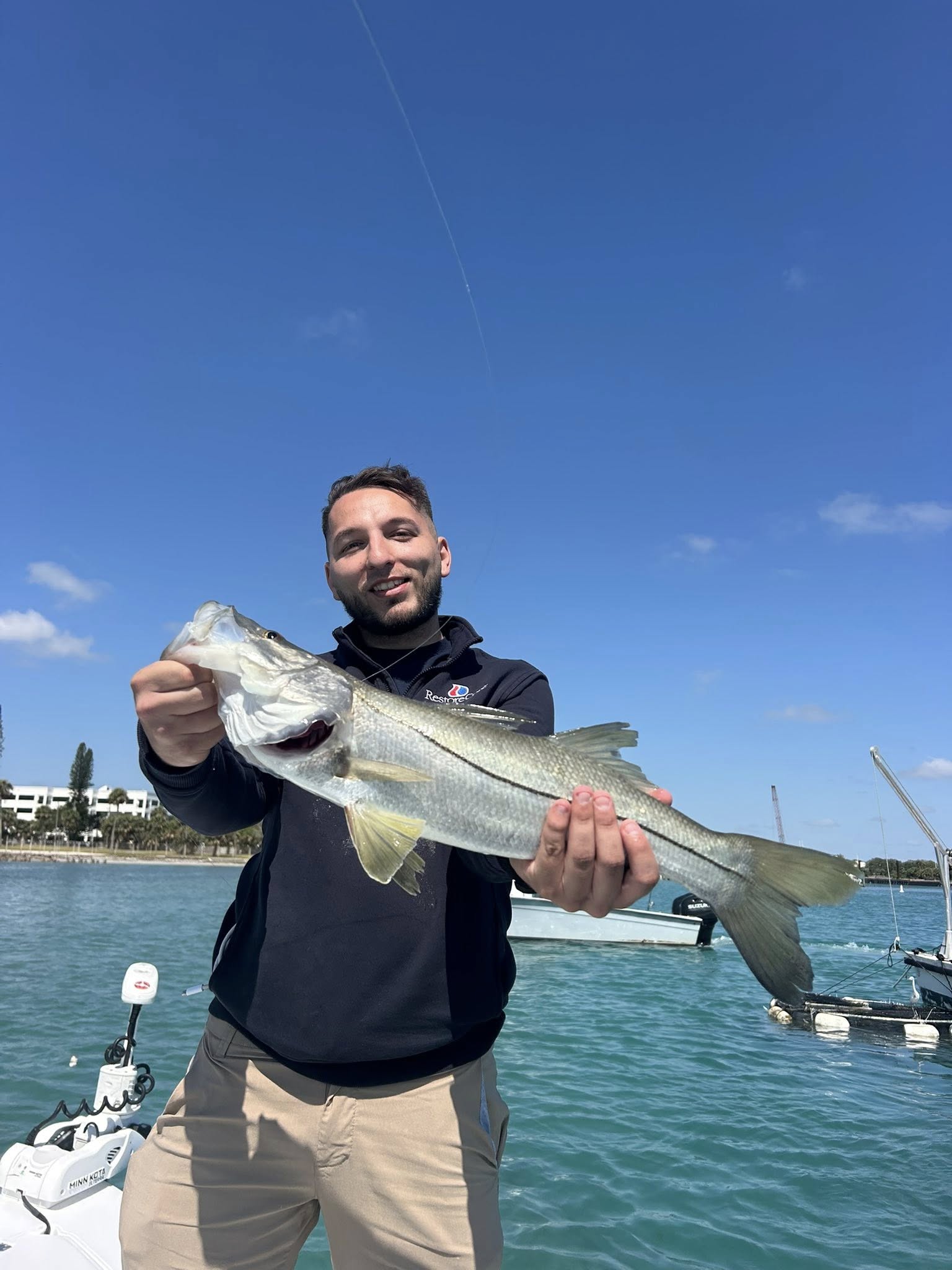 Snook fish caught on fishing trip in FL