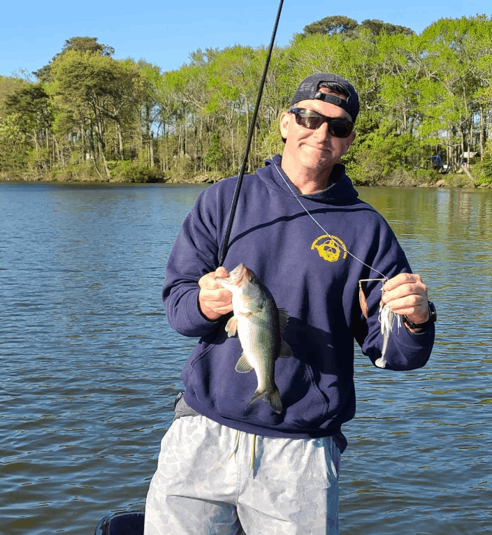 Lone angler reels in catch in Virginia