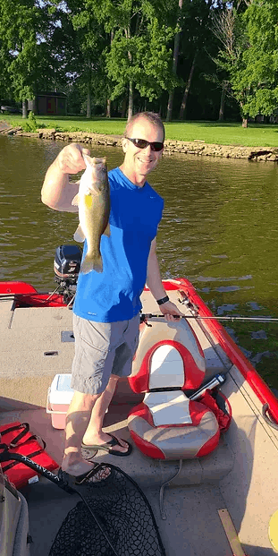 A single person fishing in Virginia Beach