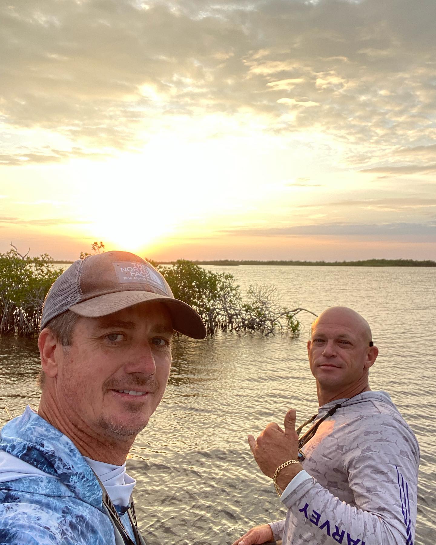 Two people fishing in FL