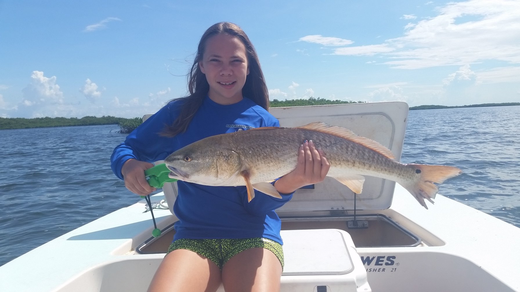 Redfish caught fishing in St. Petersburg