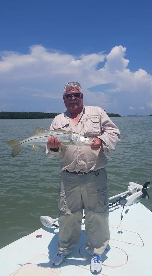 Snook fish caught while fishing in St. Petersburg