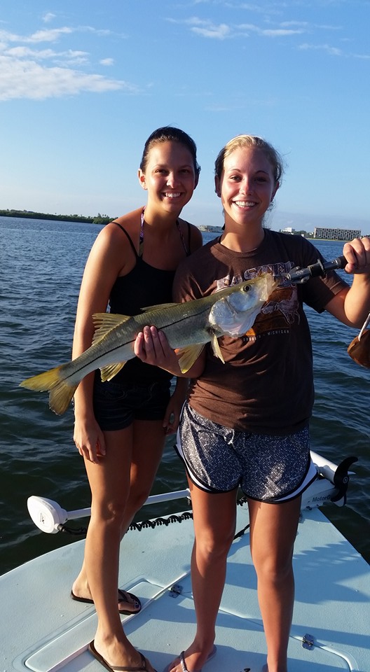Snook fish caught by 3 people in St. Petersburg