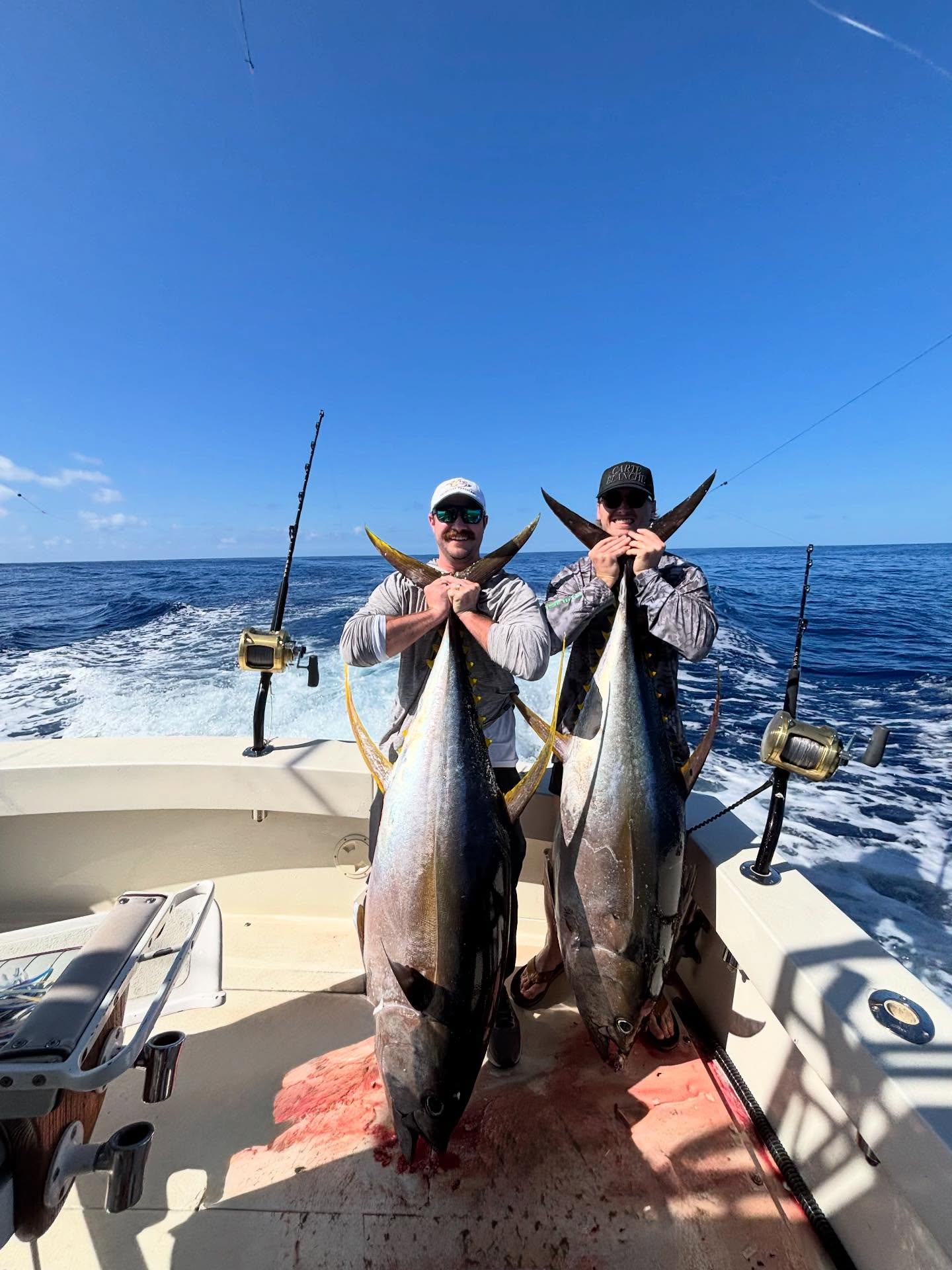Full-day offshore fishing charter boat in Kailua-Kona waters targeting marlin, tuna, and mahi