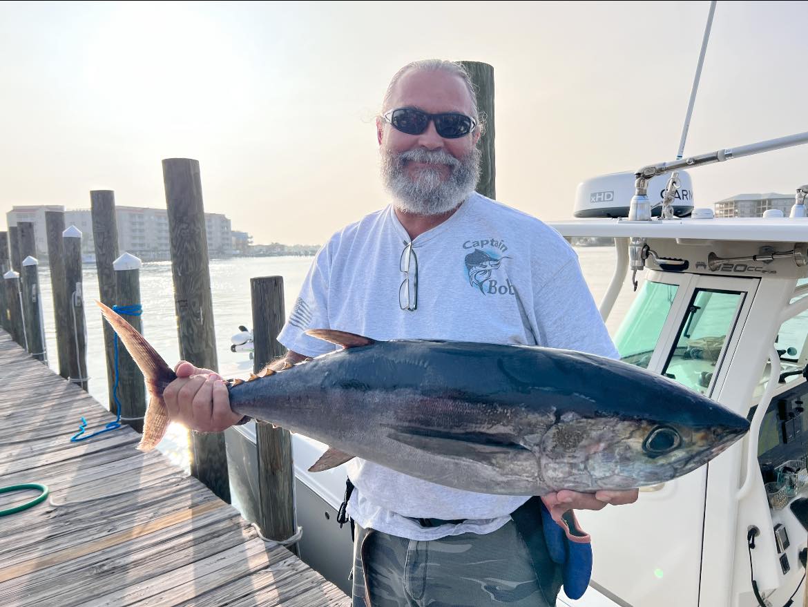 Blackfin tuna, 23-inch fish caught while fishing in FL