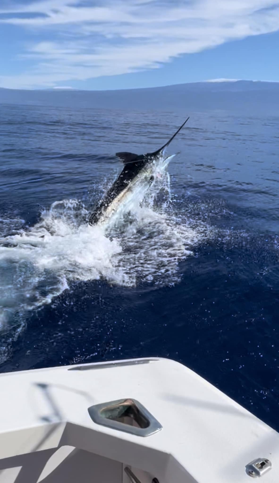 Scenic view of HI coastline during fishing trip