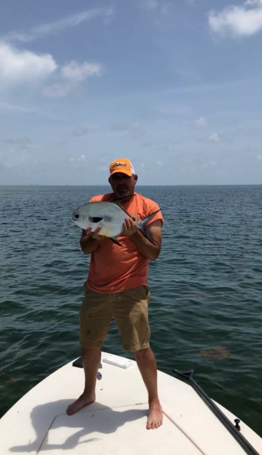 Permit fish caught while fishing in FL