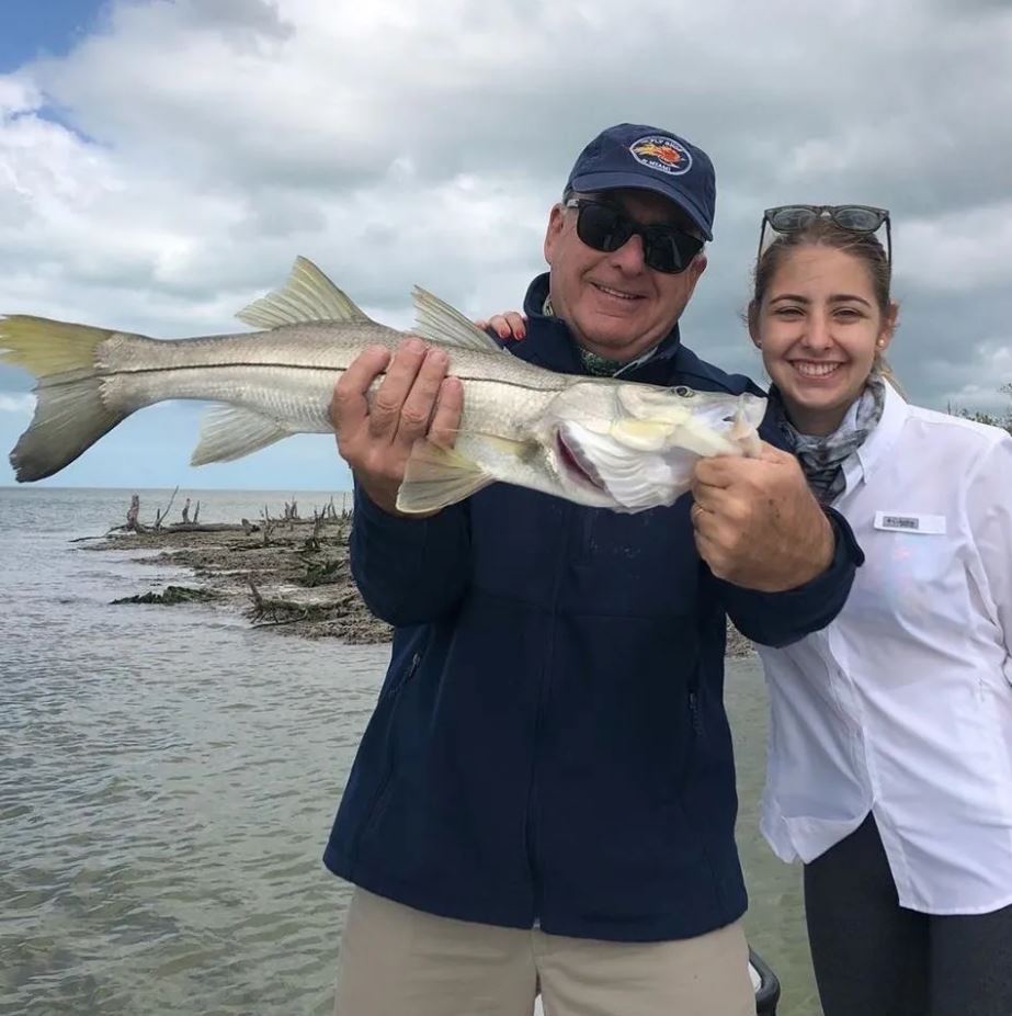 Snook fish caught while fishing in FL