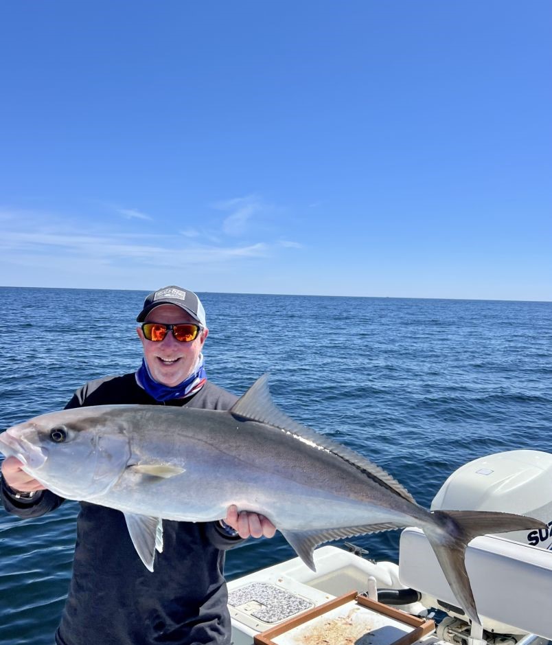 Caught a Longfin Yellowtail fish while fishing in FL