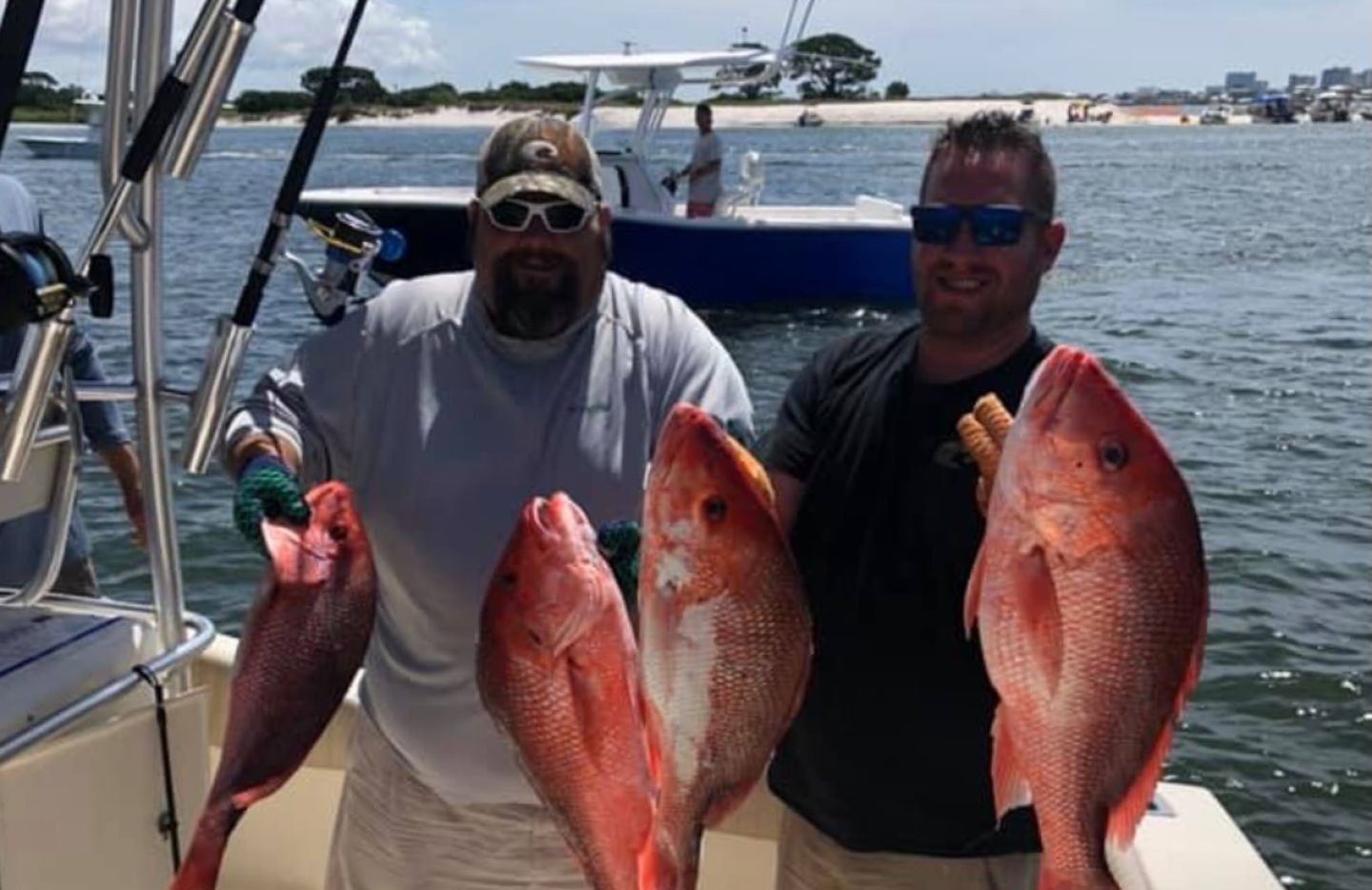 4 big fish caught by 2 anglers in Gulf Shores