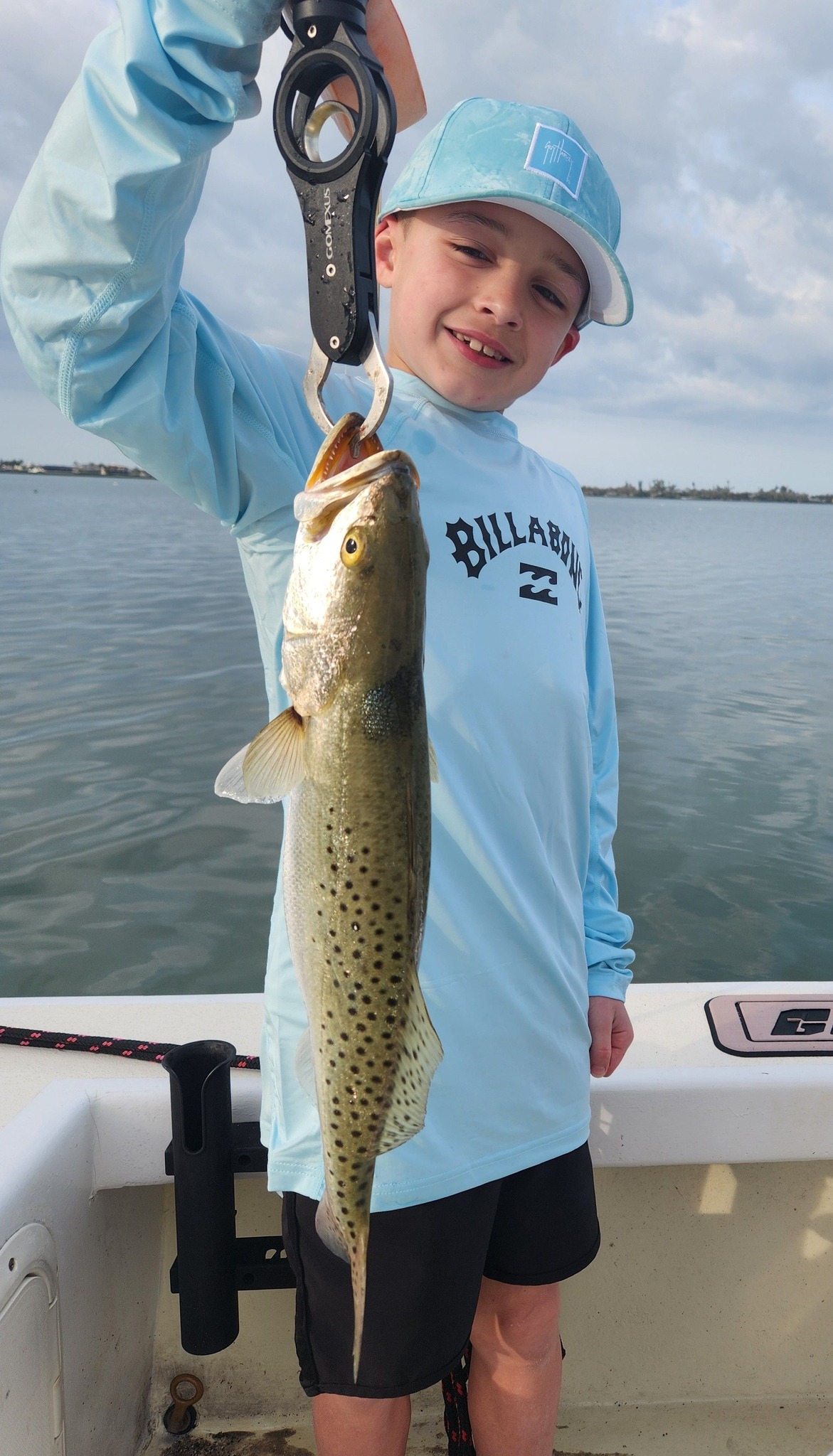 Speckled trout caught while fishing in Englewood FL waters