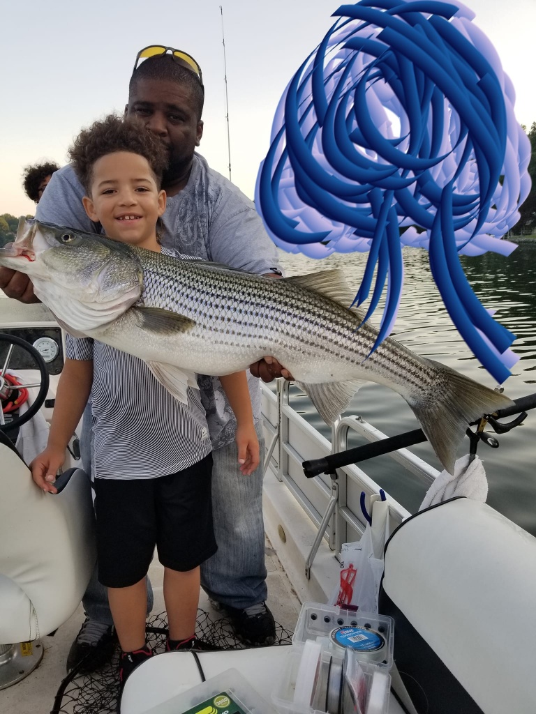 Striped bass fishing in VA
