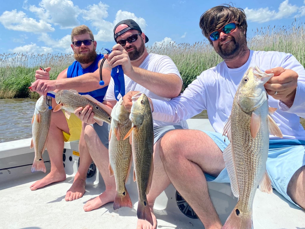 5 redfish caught in SC