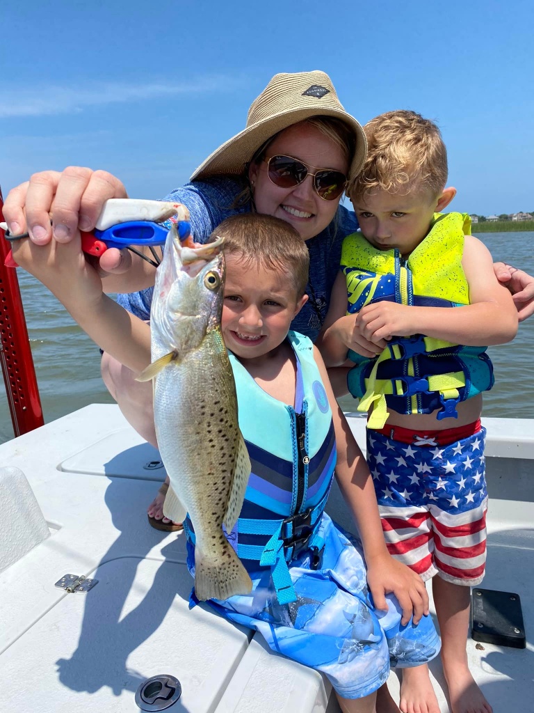 Spotted Weakfish, 20 inches, caught in Georgetown