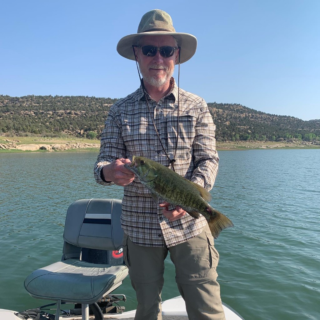 Smallmouth bass caught while fishing in Arboles