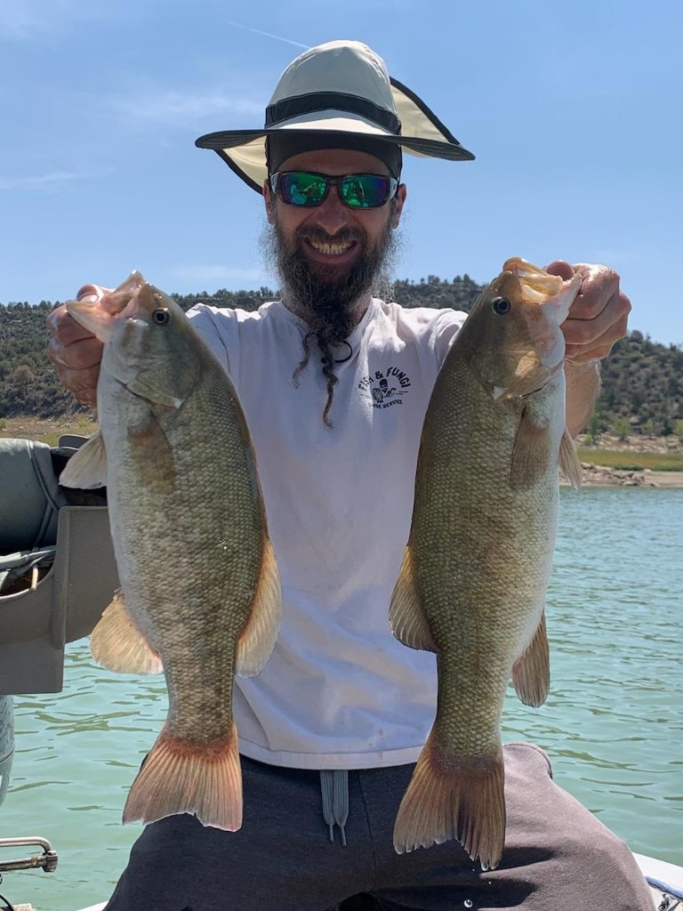 Smallmouth bass caught in Colorado