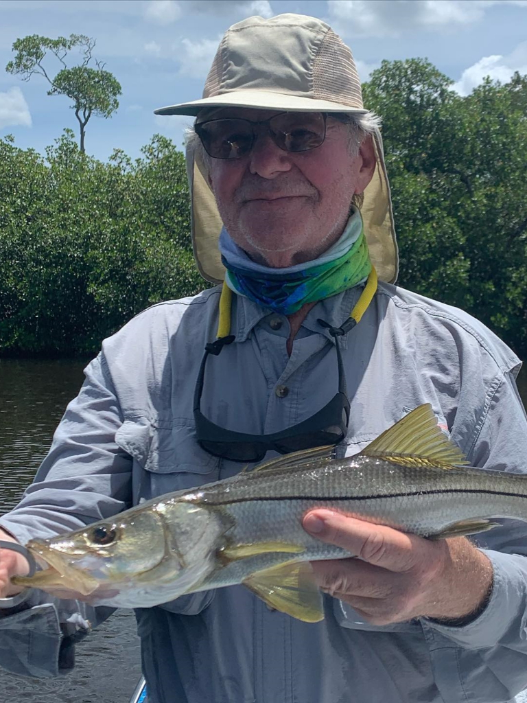 Snook, a 14-inch saltwater fish, caught in Florida