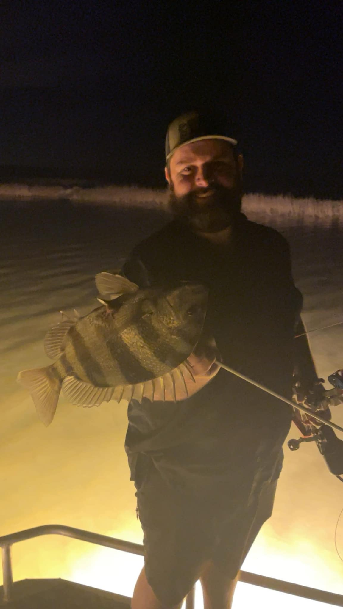 Sheepshead fish caught in TX