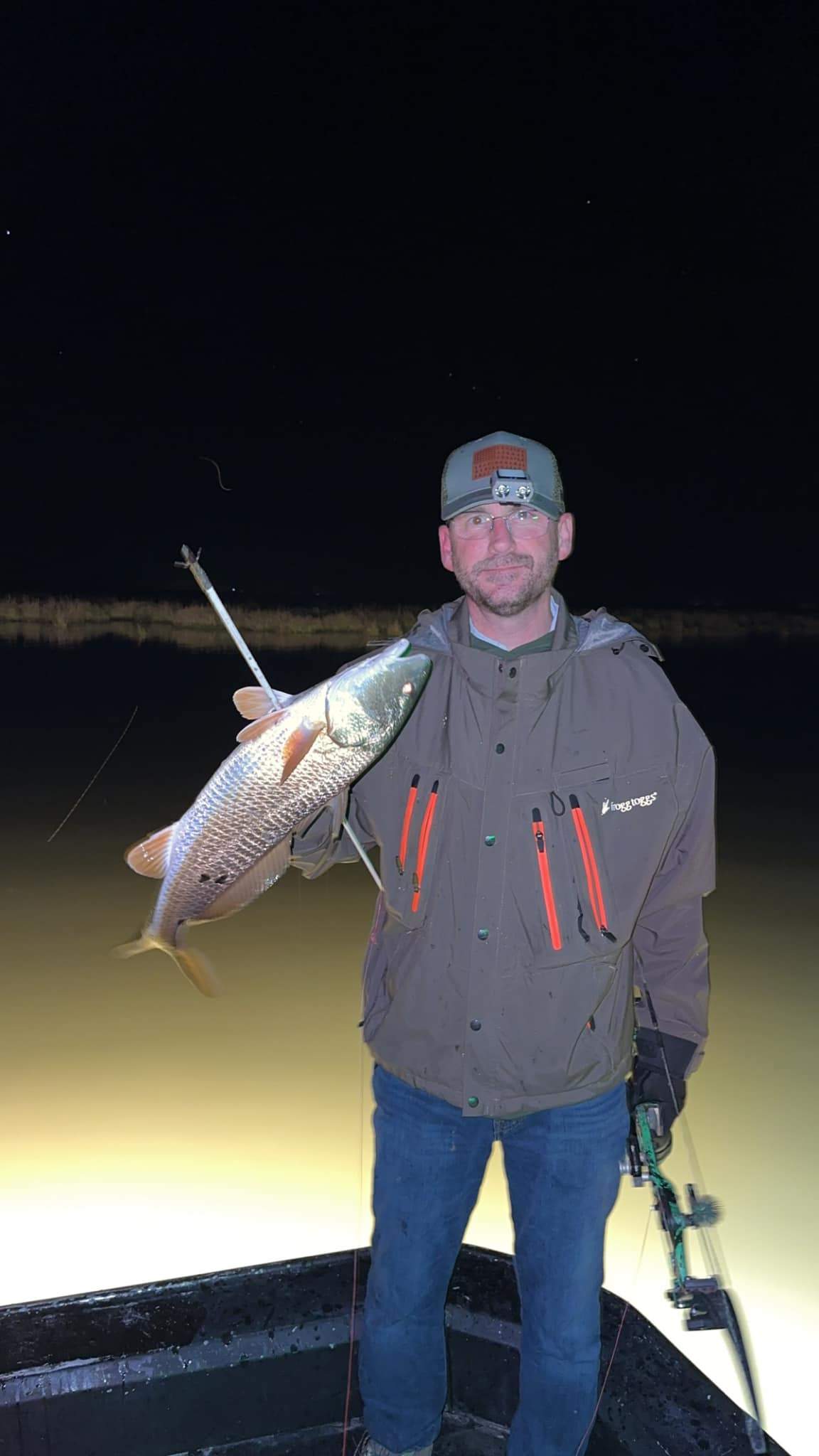 A single fisherman in Fannin