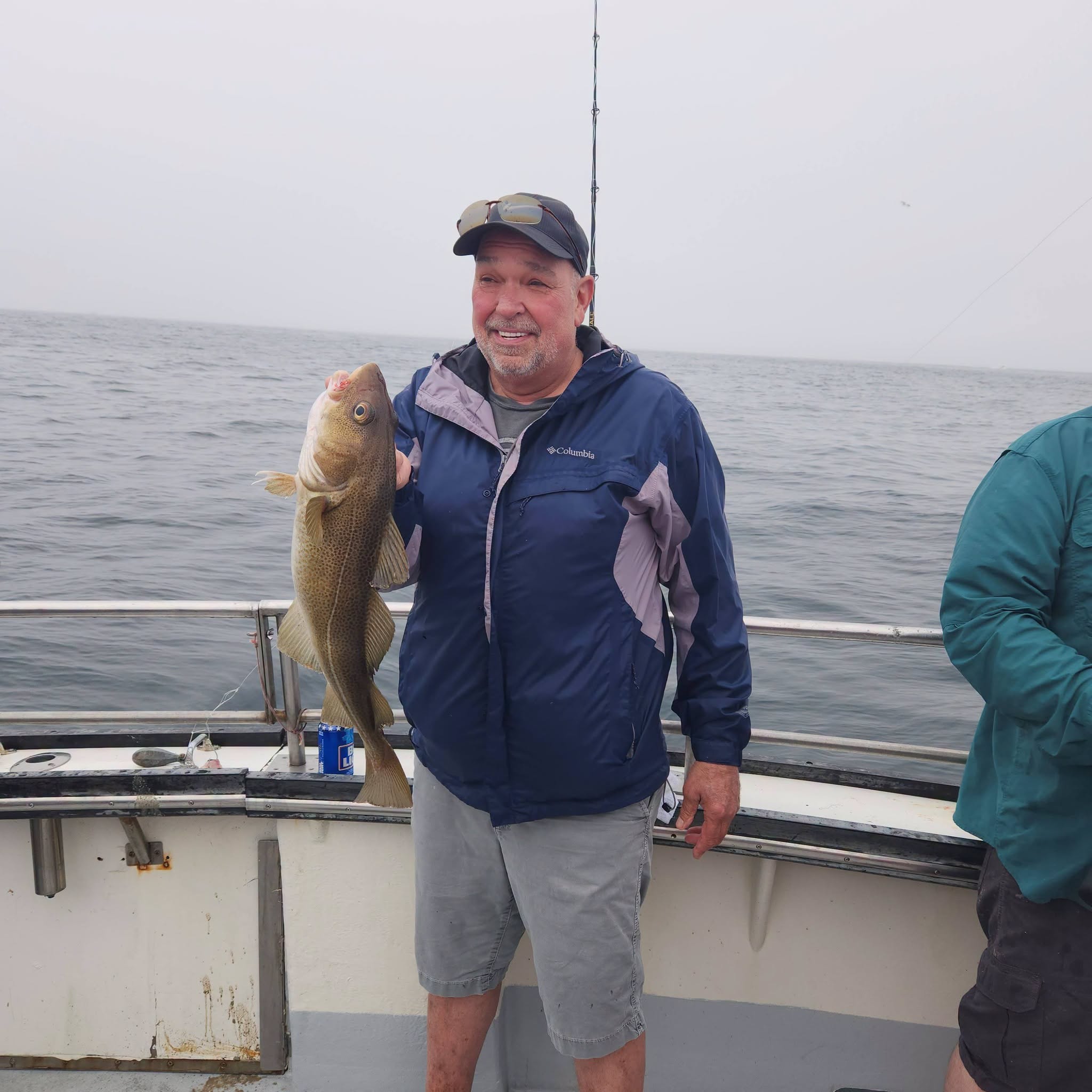 Atlantic cod caught while fishing in Rye NH