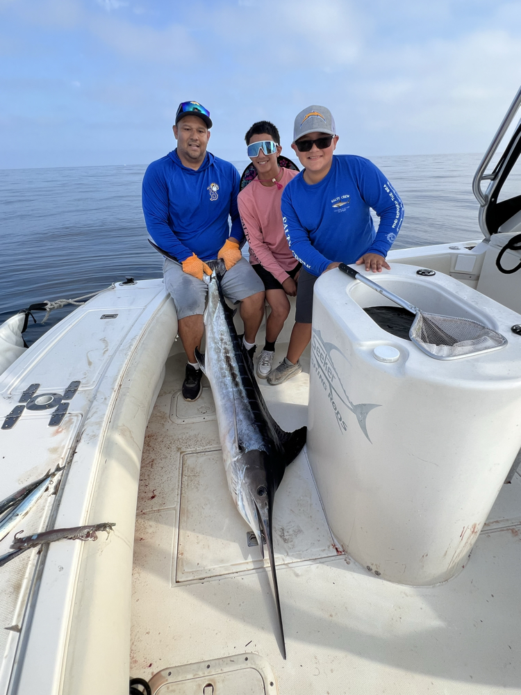 Catch of the day: 1 big blue marlin in CA