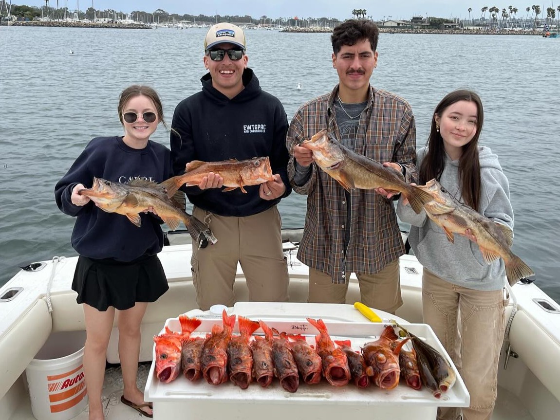 9-hour inshore fishing trip San Diego with Captain Dan targeting rockfish, bonito, marlin