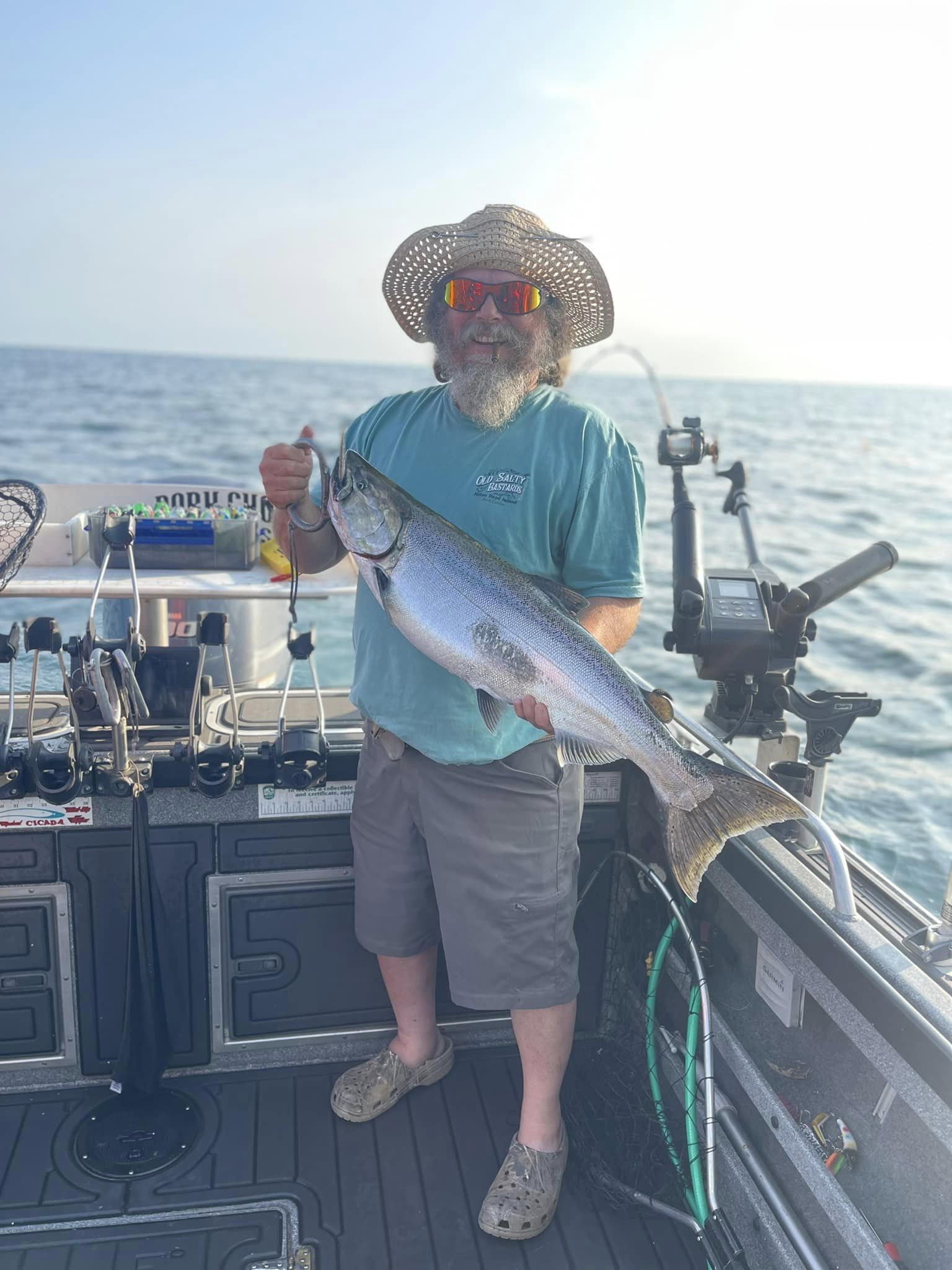 Enjoying a day of fishing in OH