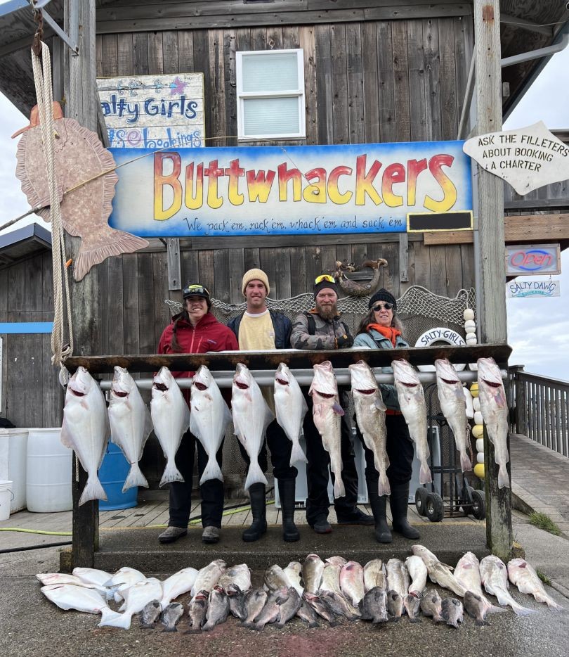 10 bluefish, 28 inches, fishing in AK