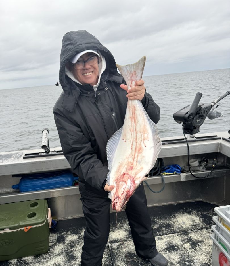 One angler fishing in Alaska
