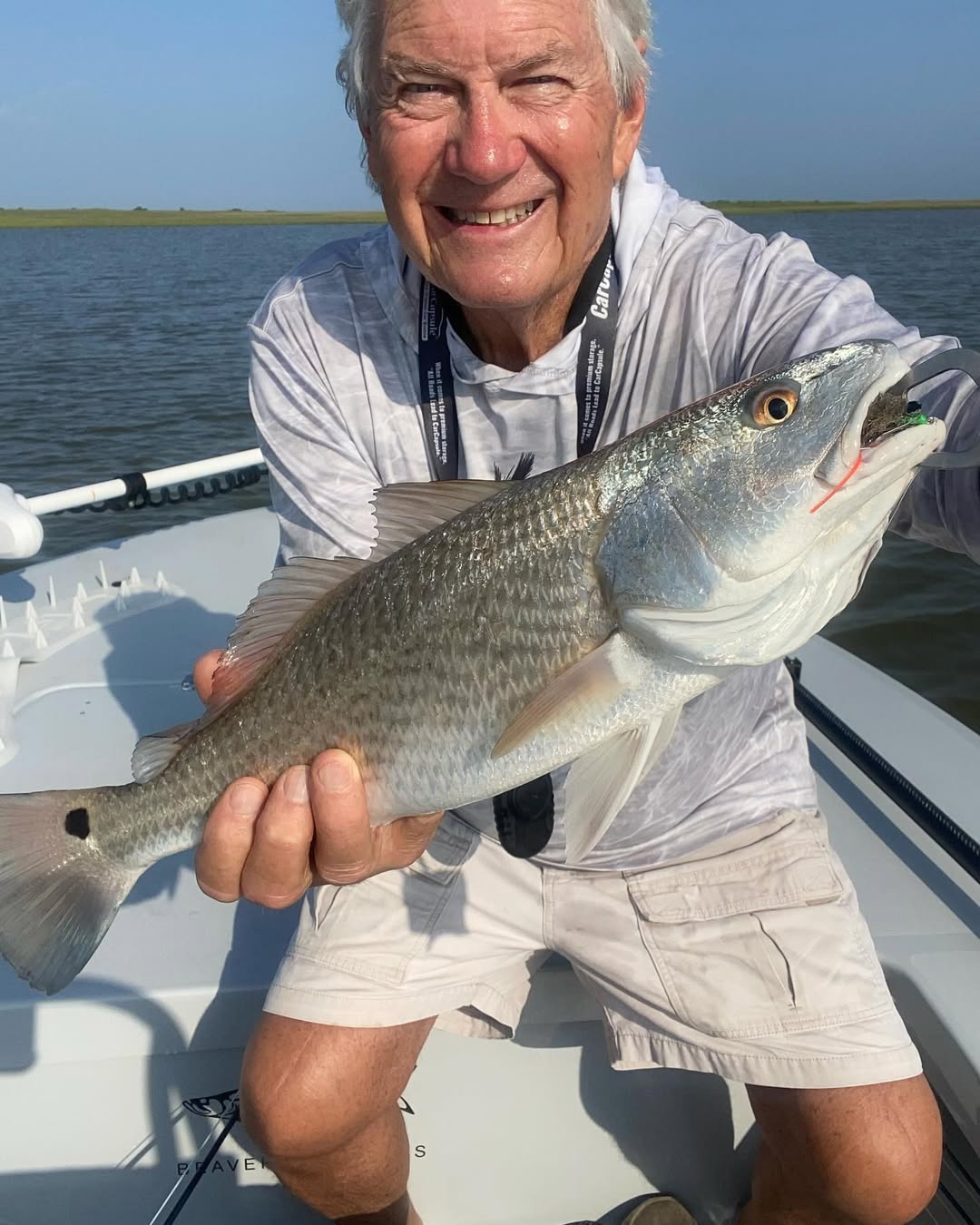 Redfish caught by lone angler in TX