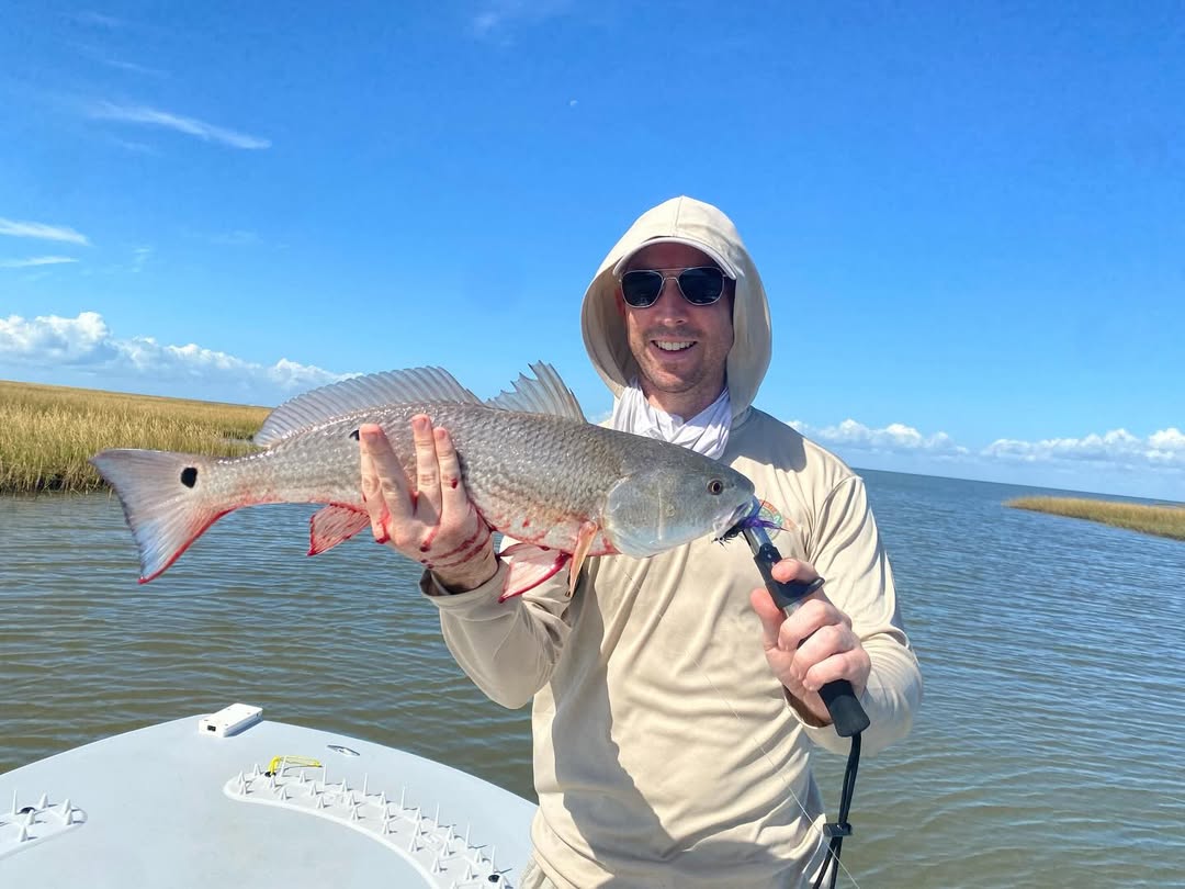 Redfish, 24-inch catch in Matagorda