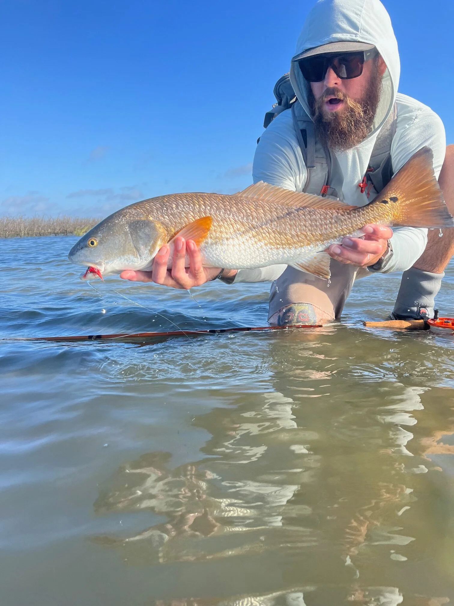 Redfish caught in Matagorda during a fishing trip