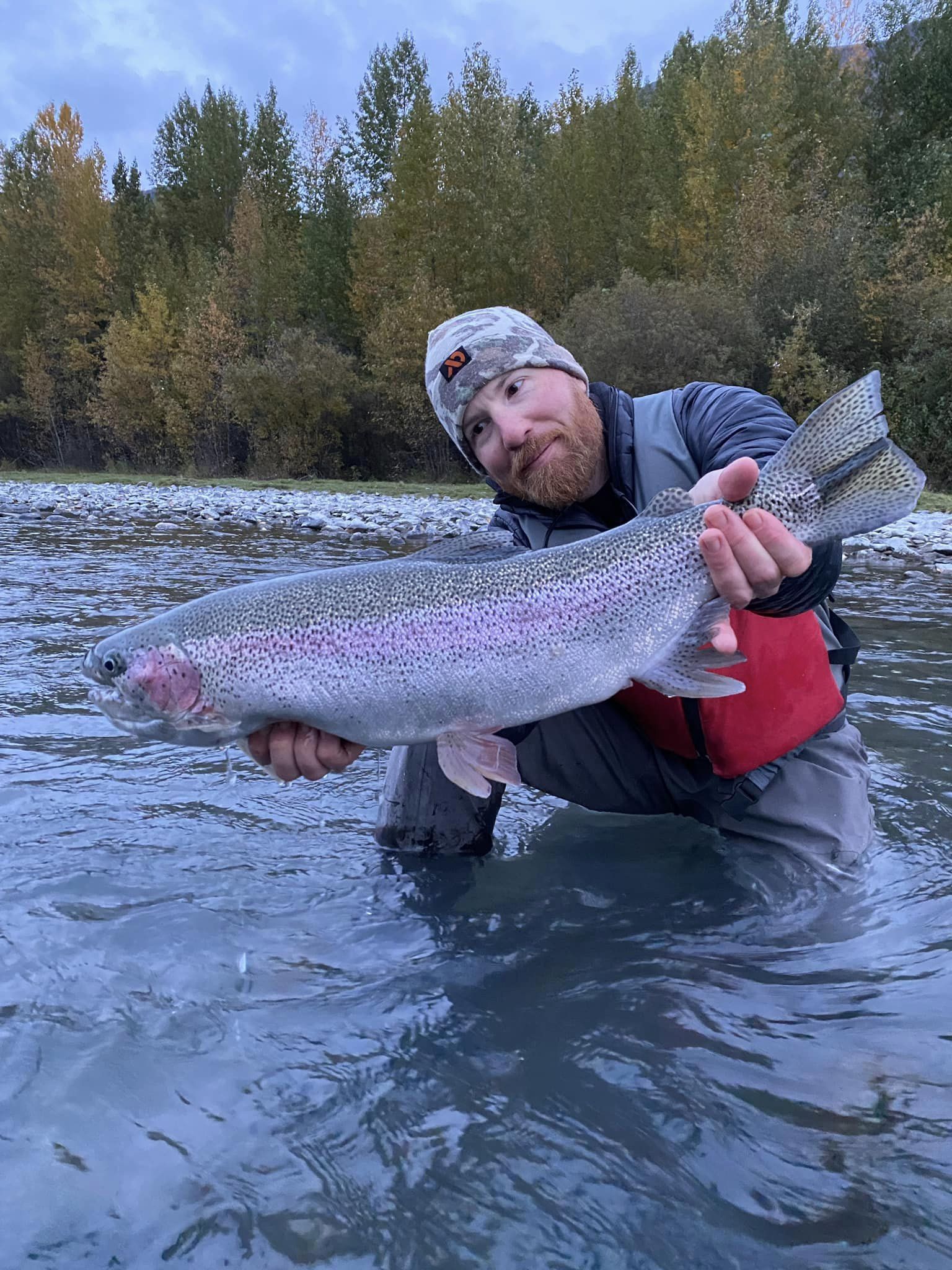Angler fishing in Alaska