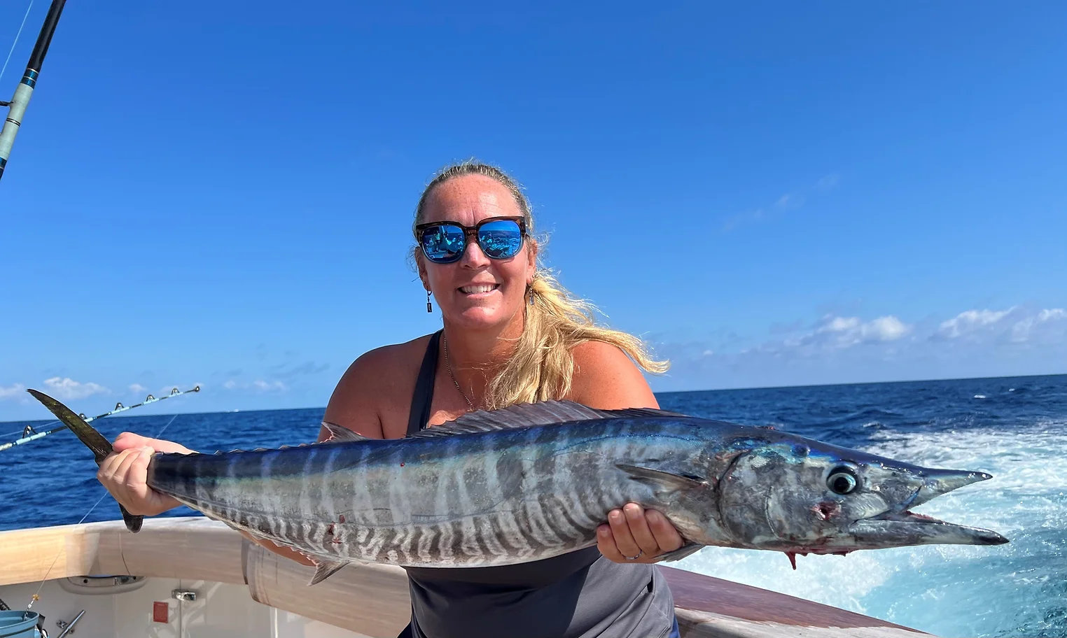 Fisherman with big 35-inch catch in Islamorada