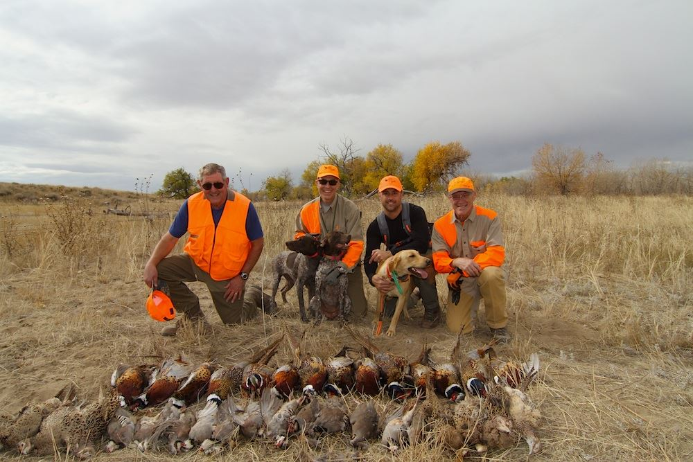 4 people hunting in Byers