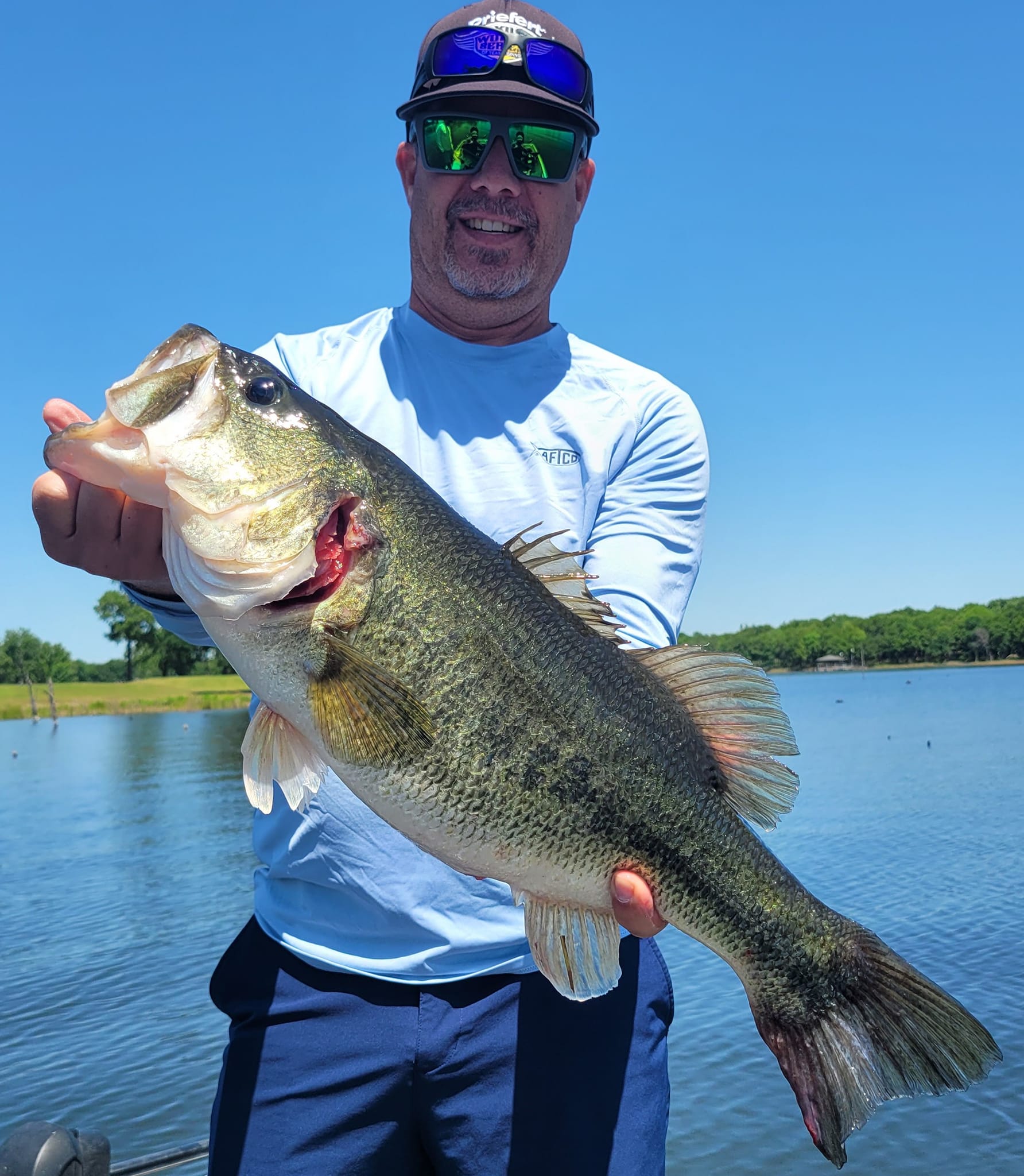 Largemouth bass caught in TX