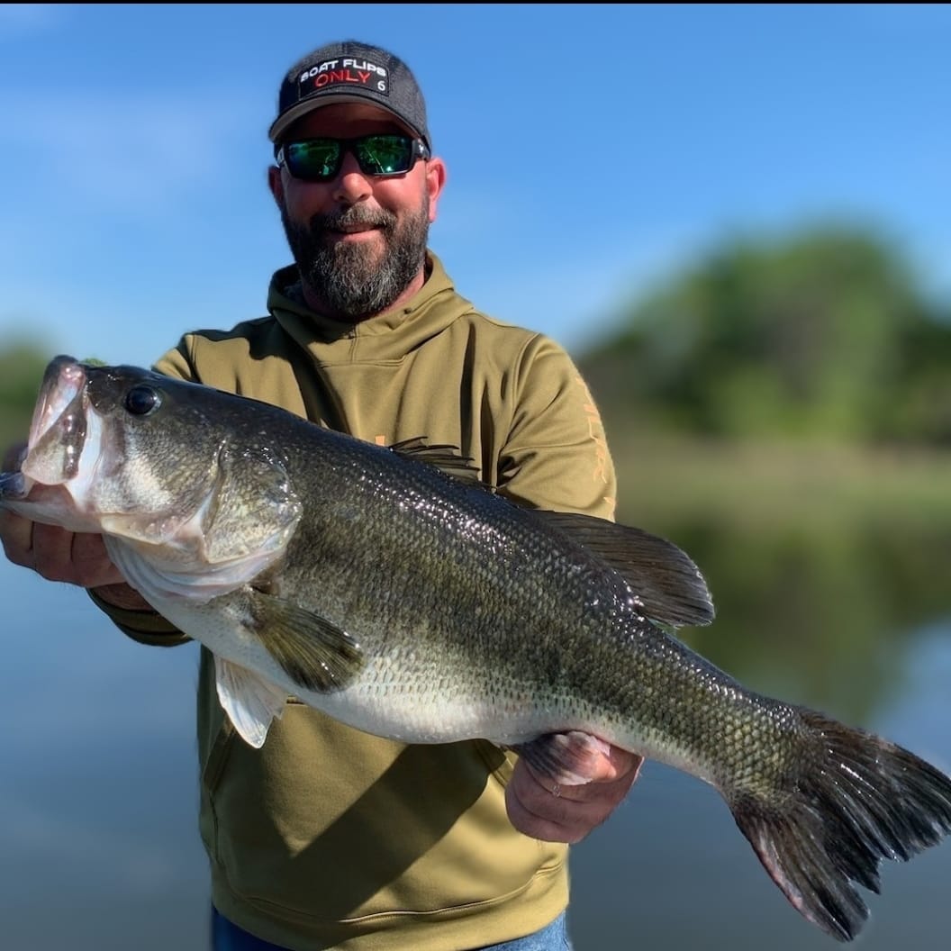 Largemouth bass caught in Yantis